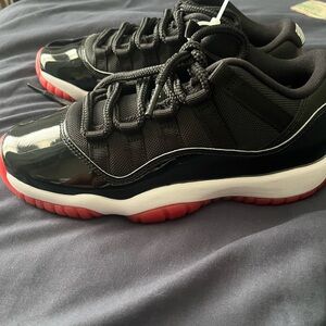 Nike Black and Red Air Sneakers
